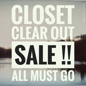 Closet Clear Out!!!